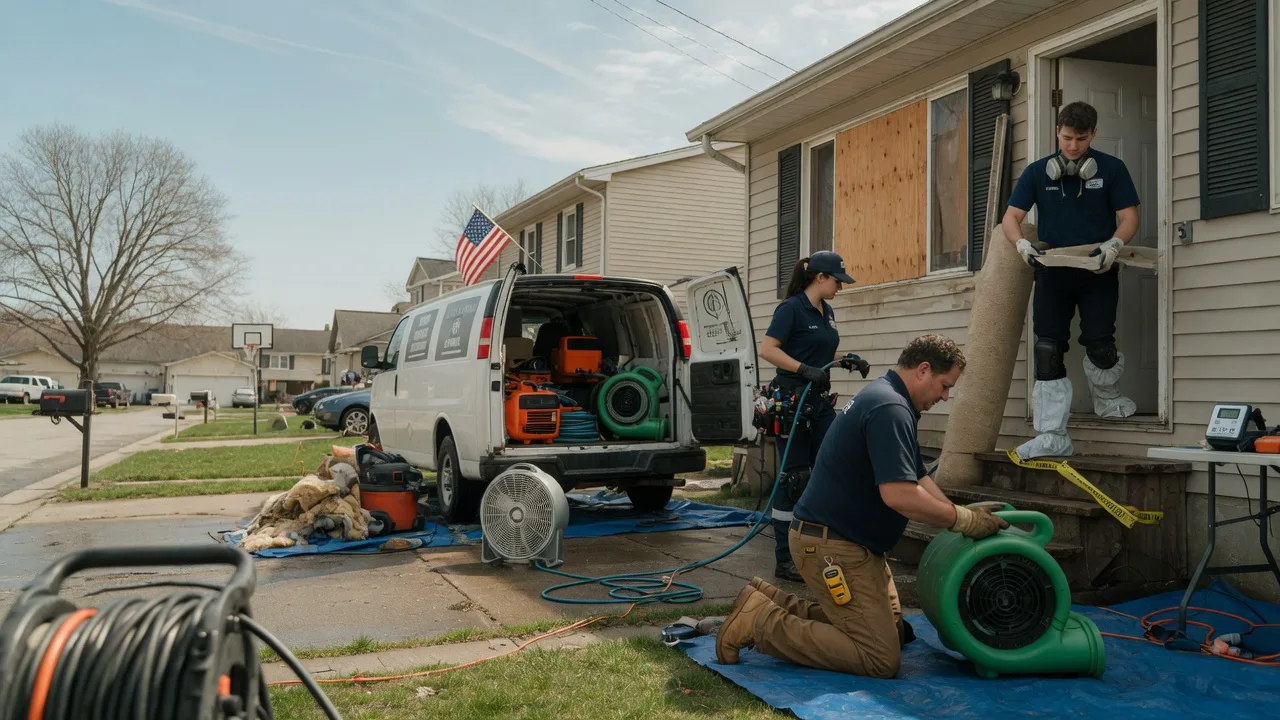 Water Damage Restoration in Van Buren, IN near me